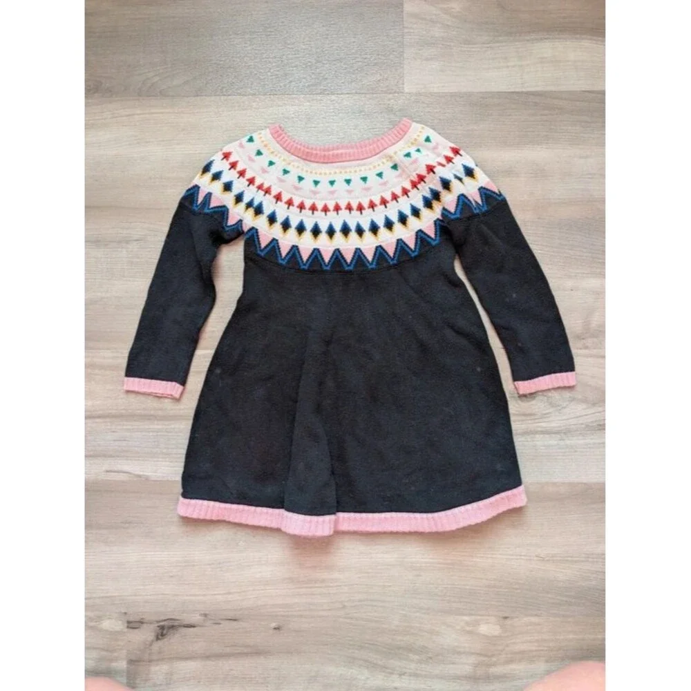 Hanna Andersson Yoked Sweater Dress, 4T (U1)